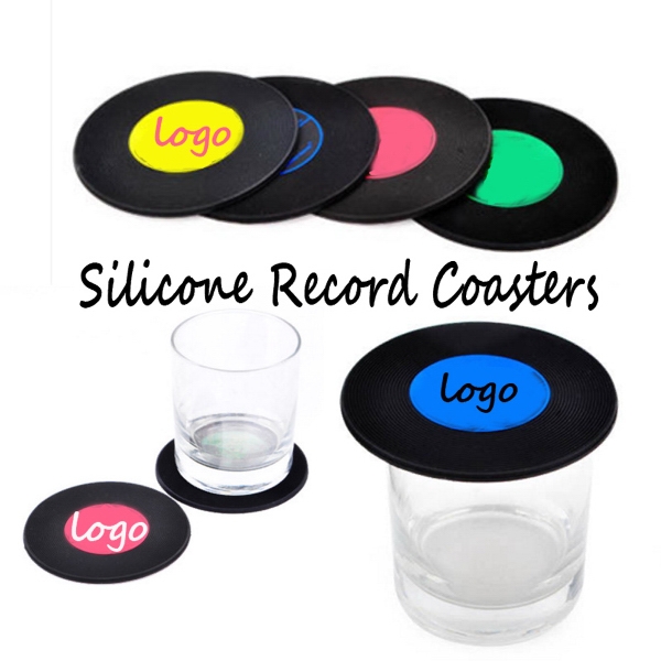 AIN1025 Silicone Record Coasters