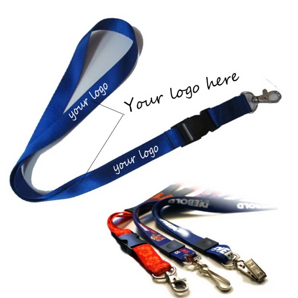 AIN1045 Custom Color Polyester Lanyards