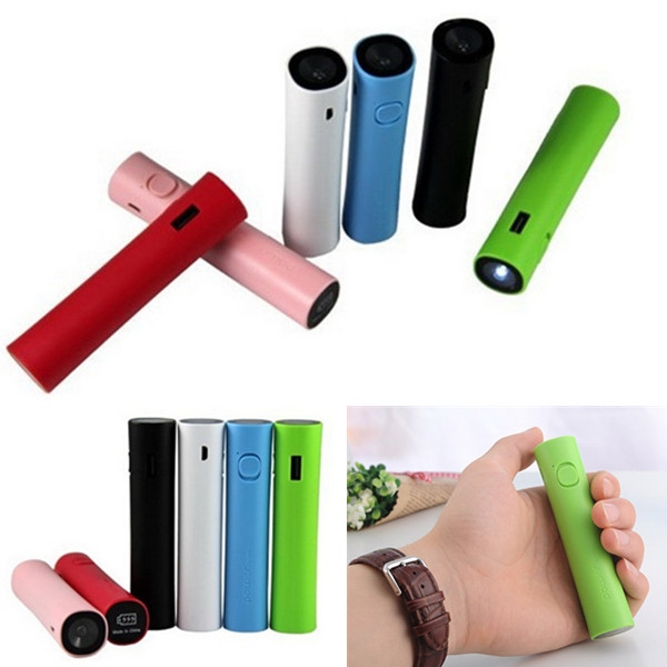 AIN1067 2600mAh Power bank with LED Flashlight