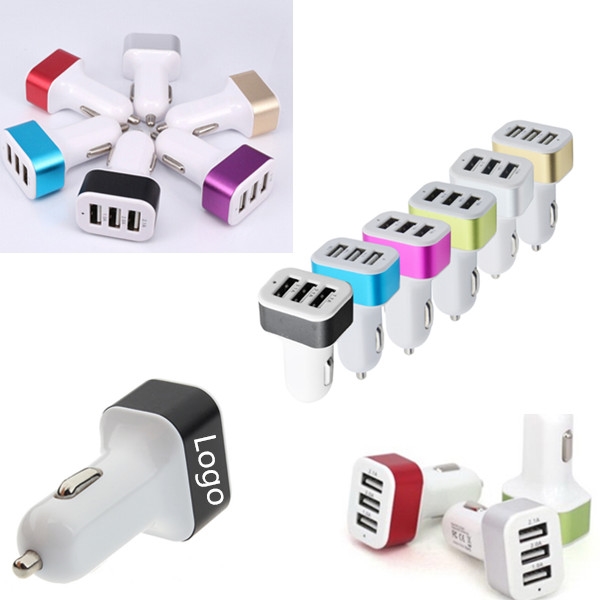 AIN1219 3-Port USB Car Charger