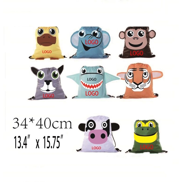 Animal drawstring bags sale
