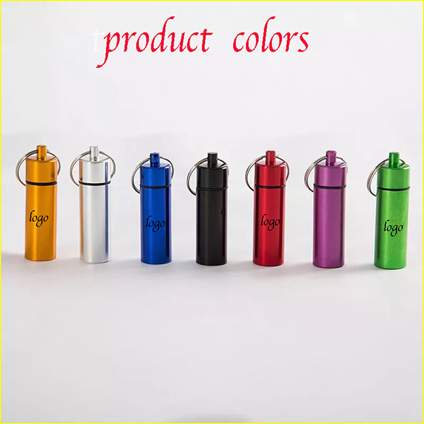 AIAZ158  Aluminum alloy key ring and sealed medicine bottle
