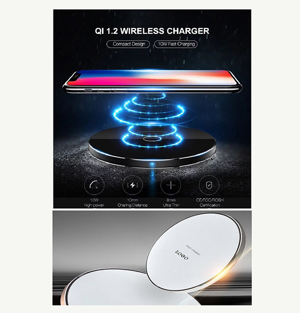 AIAZ161  New slim round wireless charger