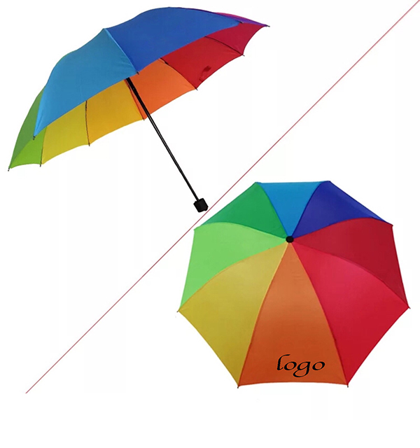 AIAZ167 Rainbow foldable umbrella