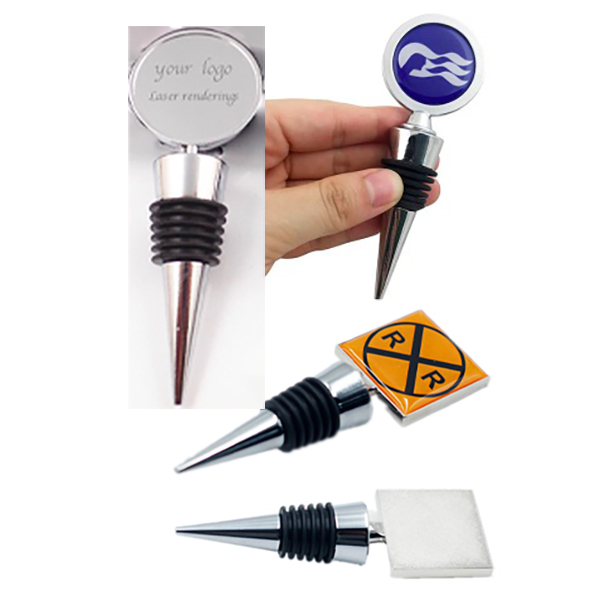 AIAZ207 Metal Wine Bottle Stopper