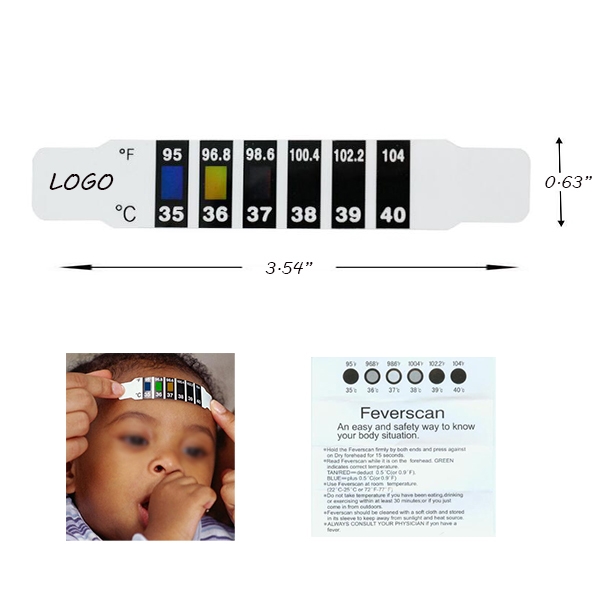 AIN1266 Kids Forehead Thermometer Testing Strip