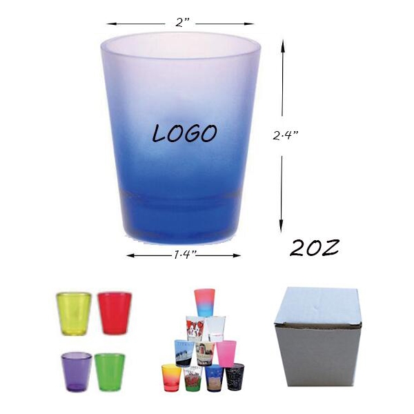 AIN1283 2 oz Frosted Glass