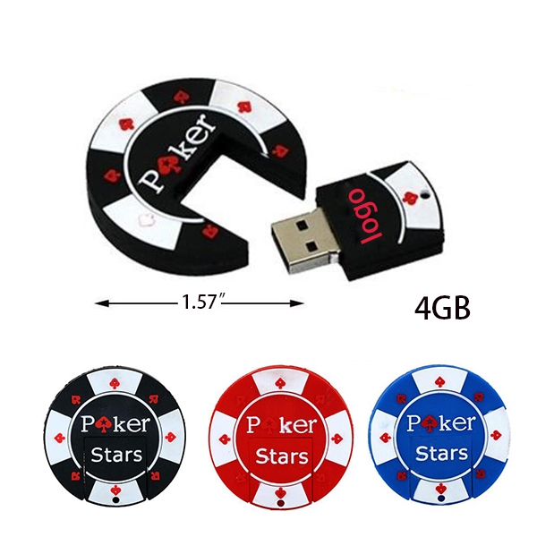 AIN1295 Poker Chip USB Drive
