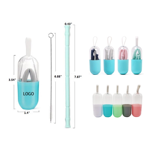 AIN1359  Silicone Final Straw Set