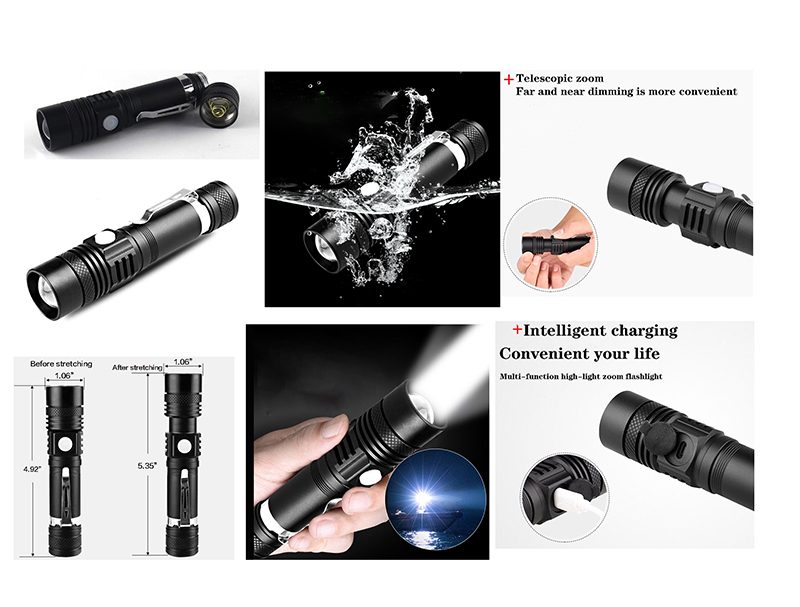 AIAZ291  Multi Function Mini Highlight Flashlight