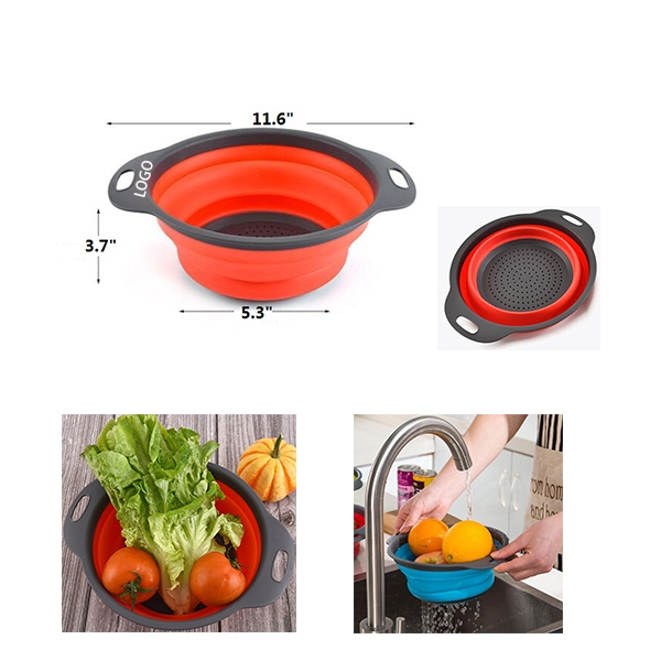 AIN1395 Silicone Collapsible Colander