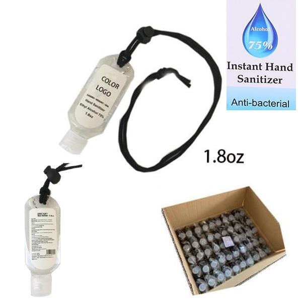 AIN1397 1.8 Oz. 75% Alcohol Hand Sanitizer With Lanyard