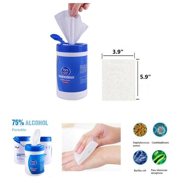 AIN1449 100PCS Larger Canisters of Wipes