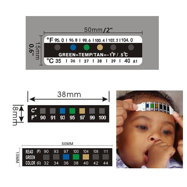 AIN1506 Kids Forehead Thermometer Testing Strip
