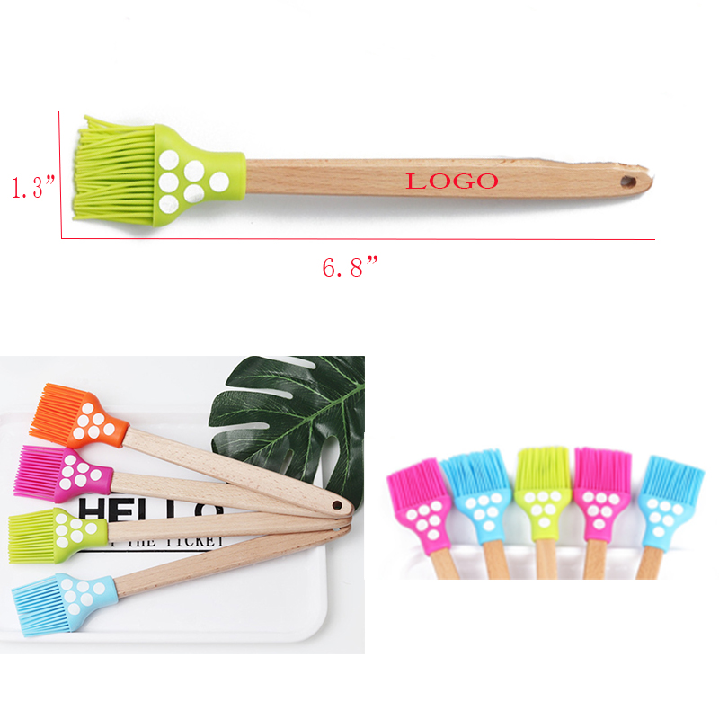  AIAZW388 / BBQ Oil Brush with Wooden Handle 