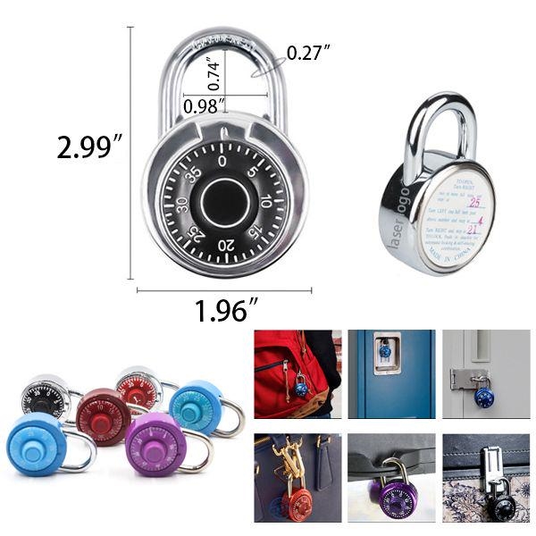 AIN1622 Round Combination Padlock