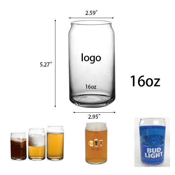 AIN1628 16 Oz. Ale Glass Can