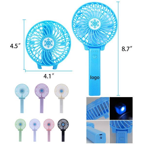 AIN1664 Rechargeable Mini Handy USB Handheld Fan