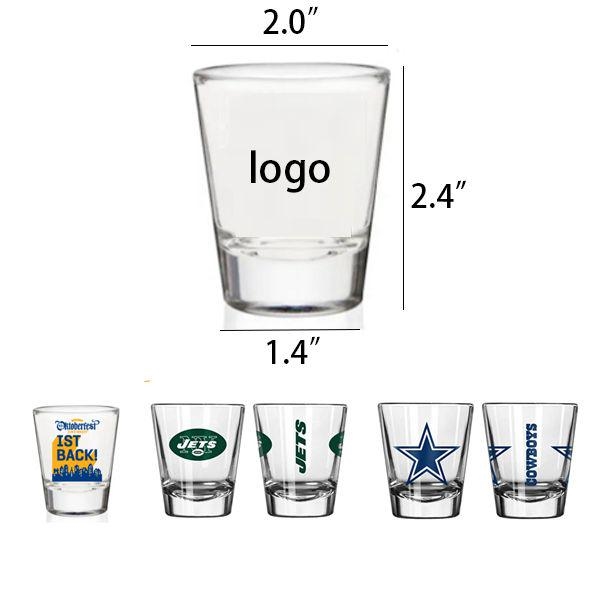 AIN1674 2 oz Heavy Base Shot Glass