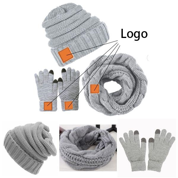 AIN1688 Hat Glove Scarf Sets
