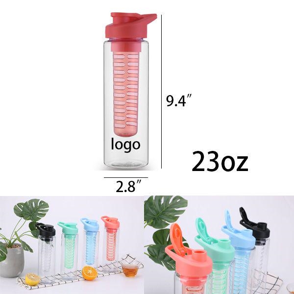 AIN1692 Translucent Fuchsia Bottle