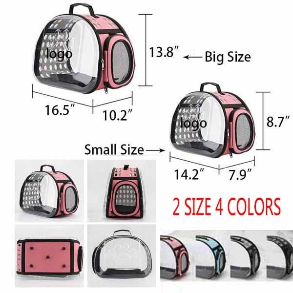 AIN1738 AIN1738 Transparent Handheld Pet Carrier