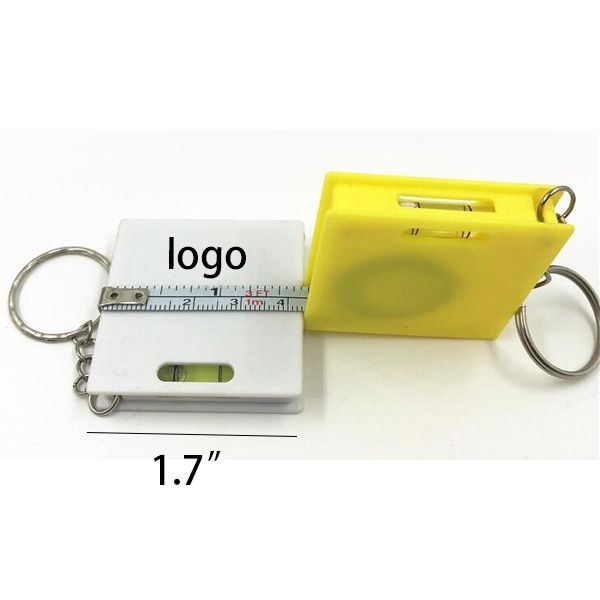 AIN1743 Square Level Tape Measure Key Tag