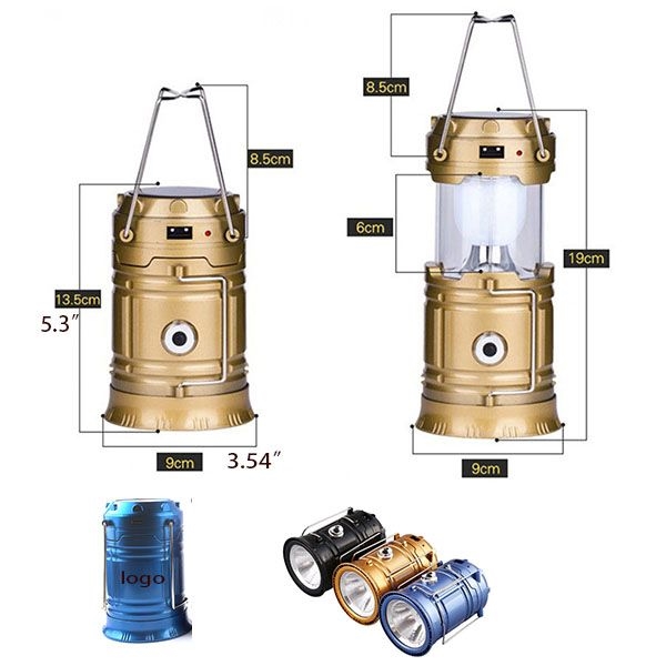 AIN1797 Multi-Function LED Barn Lantern Solar Tent Lamp