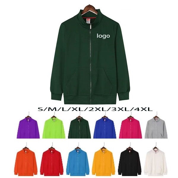 AIN1806 Polyester Zip Up Jacket