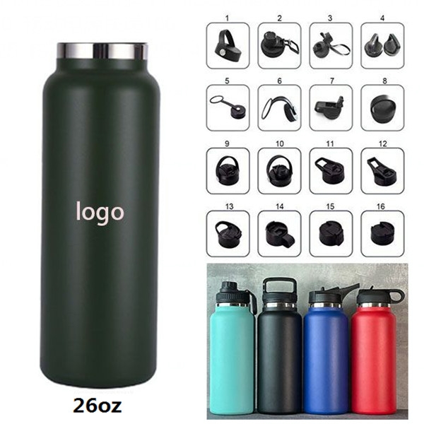 AIN1862 26oz Water Bottle with Sport Lid