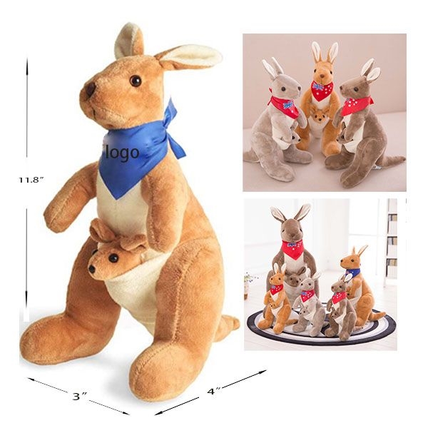 AIN1885 Stuffed Kangaroo Toy