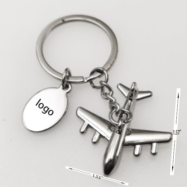 AIN1975 Airplane Key Chain
