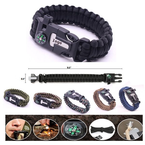 AIN1989 Outdoor Survival Paracord Bracelets