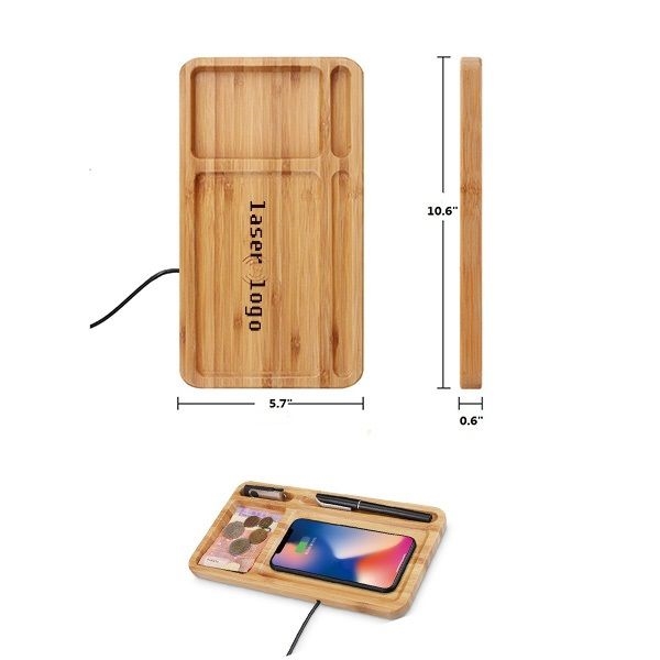 AIN1992 Bamboo Wireless Charging