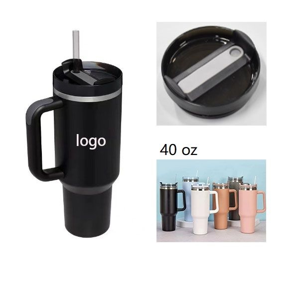 AIN2025 40 oz. Double Wall Stainless Steel Travel Mug