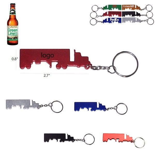 AIN2042 Truck Bottle Opener Keychain