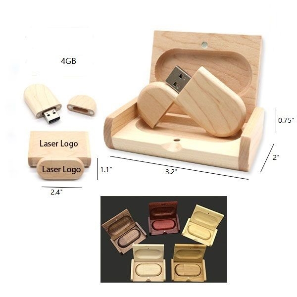 AIN2054 Wooden USB Flash Drive