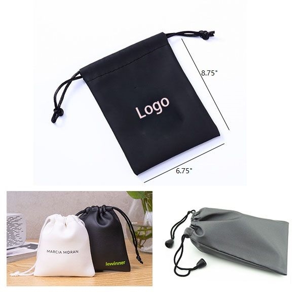 AIN2059 Leatherette Drawstring Pouch