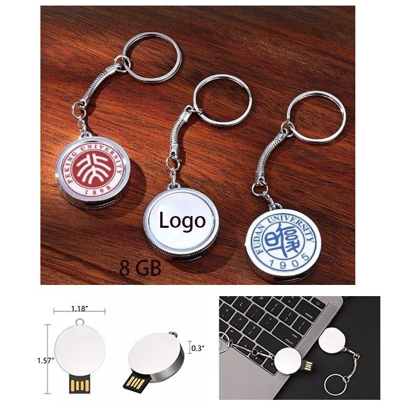 AIN2084 School Badge USB Flash Drives