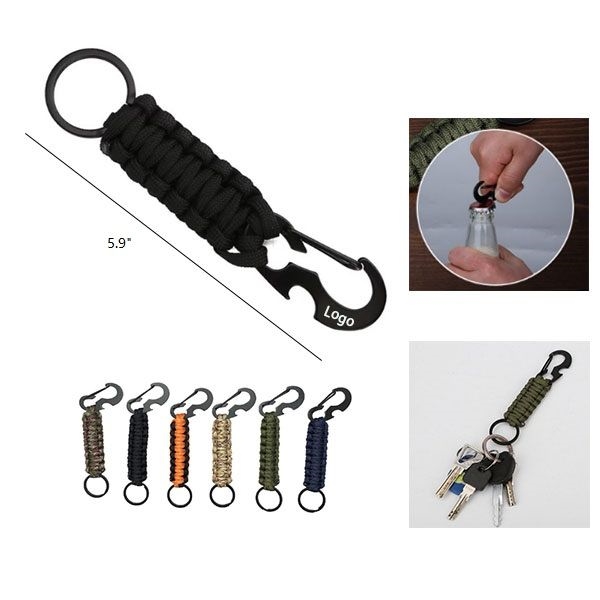 AIN2105 Paracord Survival Rope Keychain