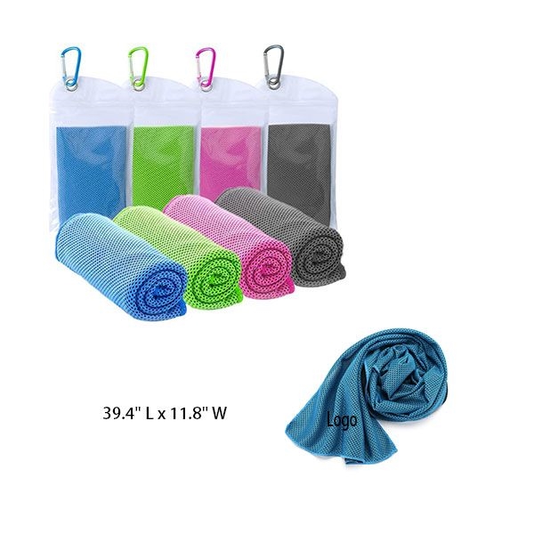 AIN2113 Cooling Towel With Zip Pocket