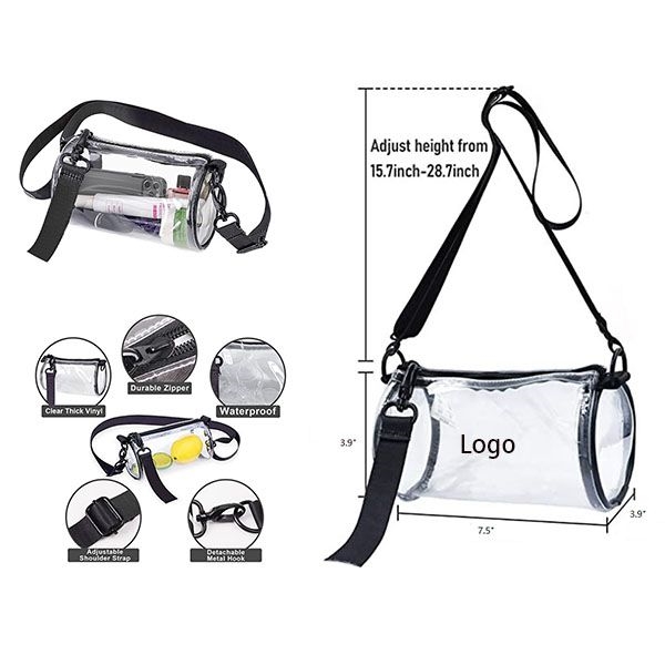 AIN2122 Clear Barrel Bag